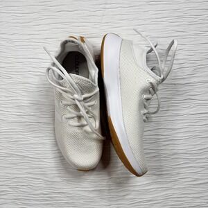 Adidas Cloudfoam Plus Sneakers Women's 6 Off White Gum Sole Comfort Shoes